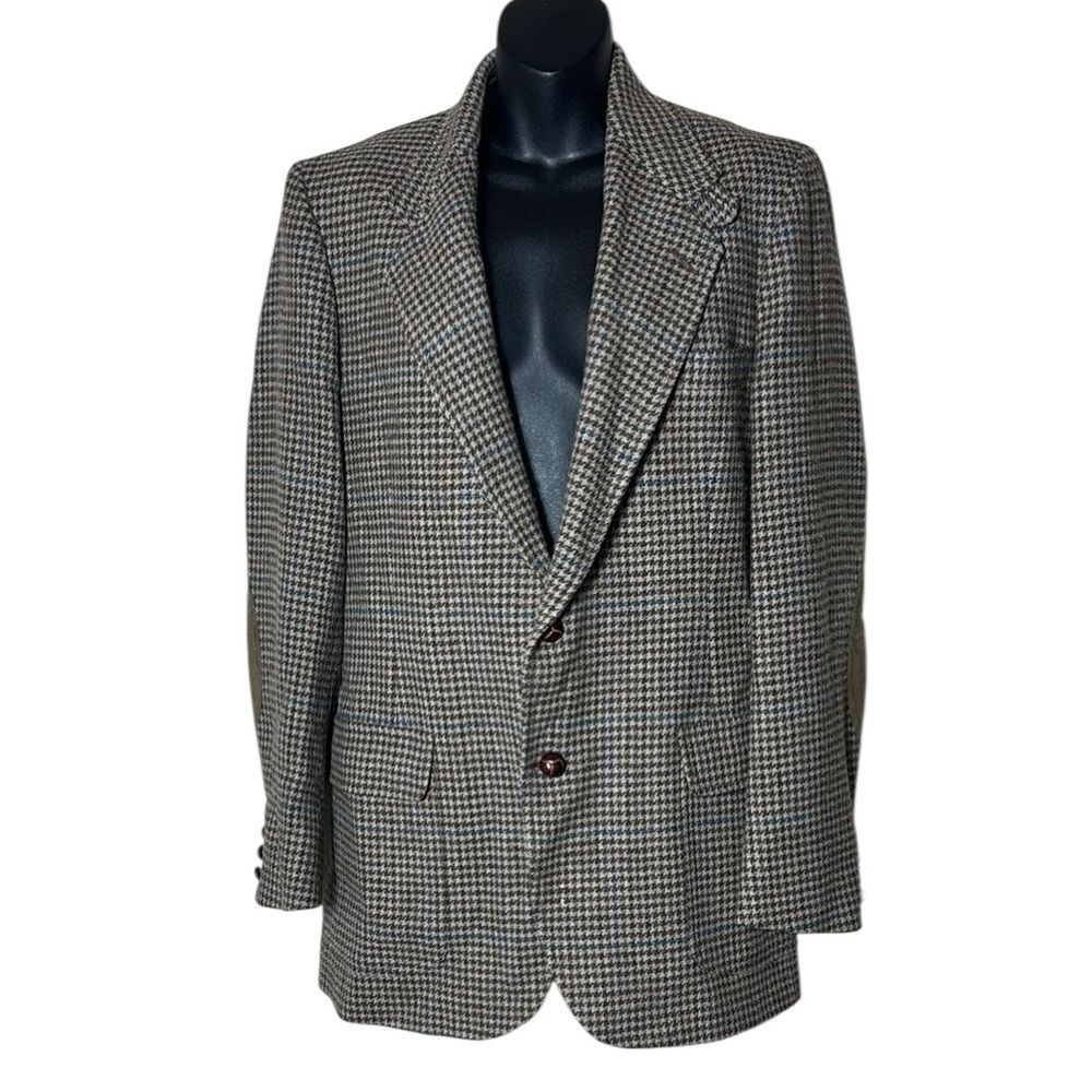 Pendleton men’s 42 long made in the USA vintage houndstooth blazer wool